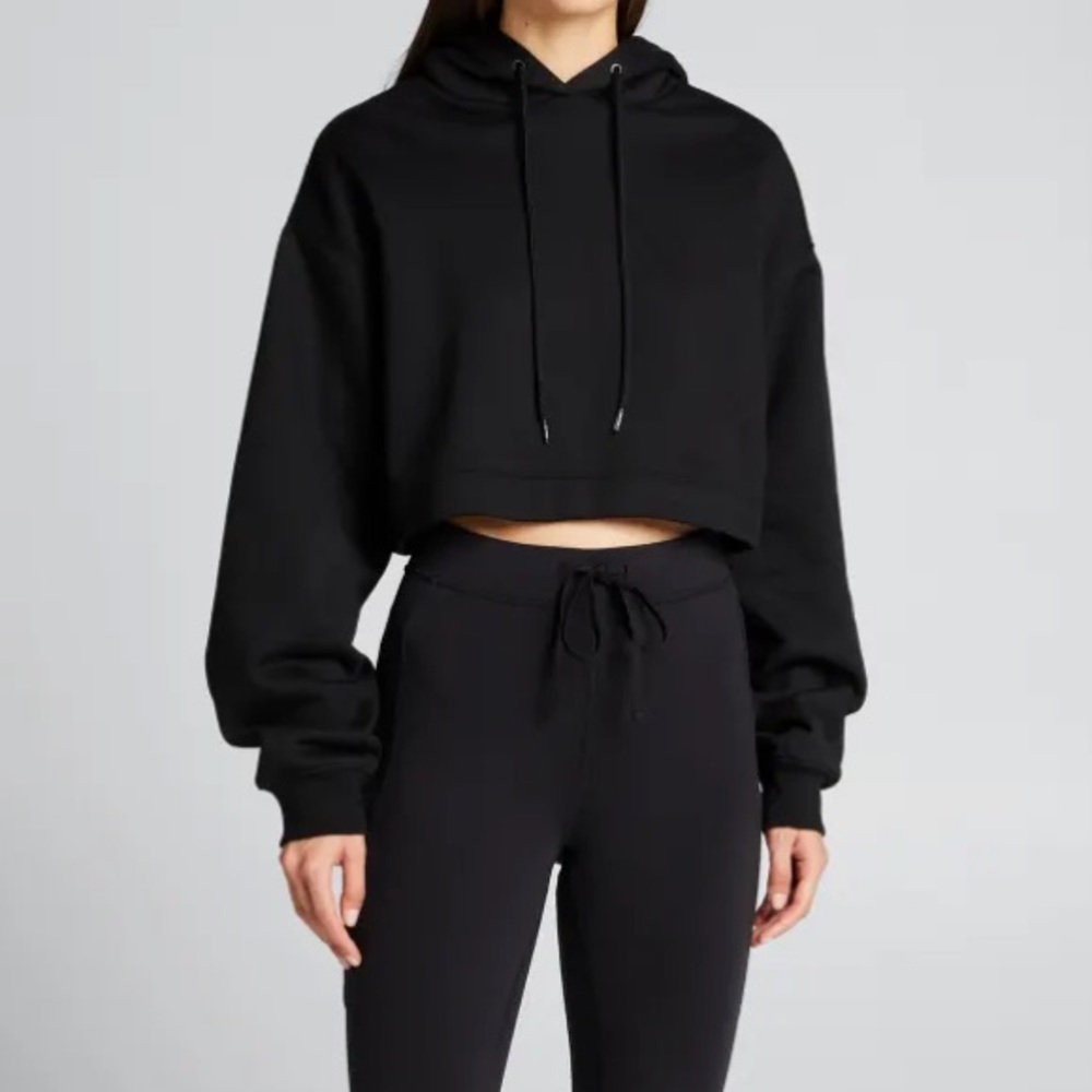 ALO Yoga BAE Logo Cropped Hoodie Size Medium